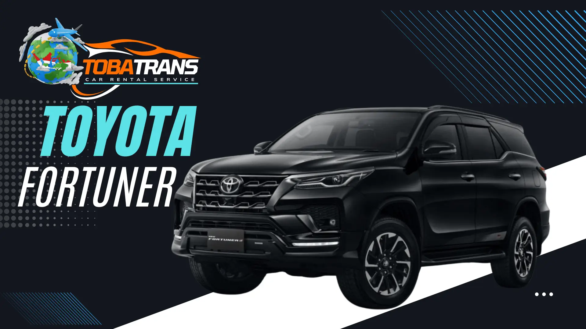 Toyota Fortuner rental mobil danau toba